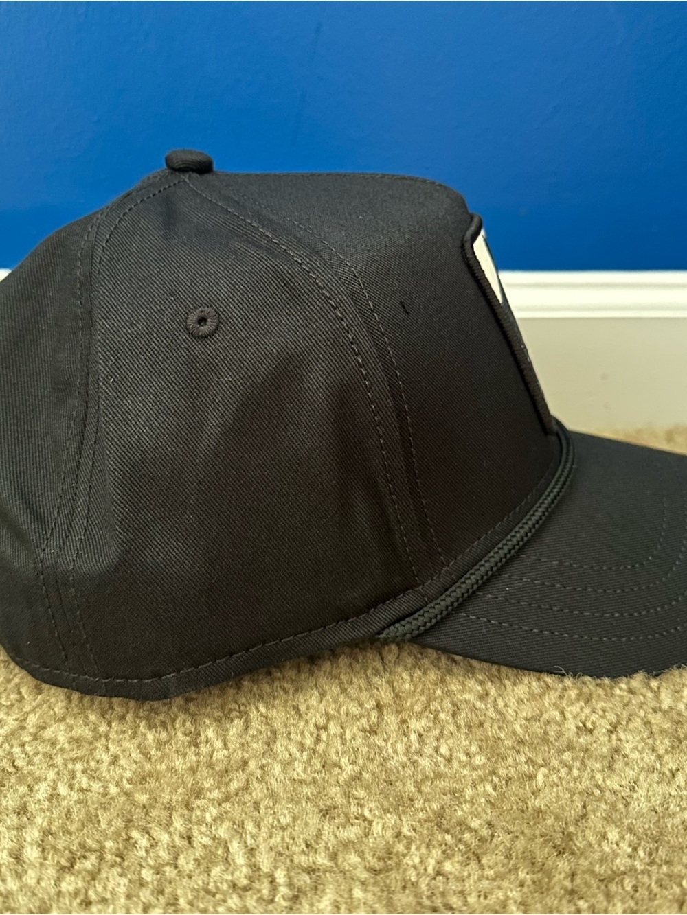Goorin Bros The Farm Panther 100 SnapBack Trucker Hat Black Rope New Nwt - Picture 4 of 6